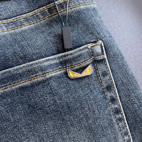 Replica Fendi Jeans For Men #1394516 $48.00 USD for Wholesale