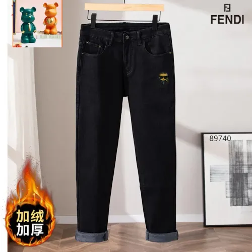 Replica Fendi Jeans For Men #1394532 $52.00 USD for Wholesale