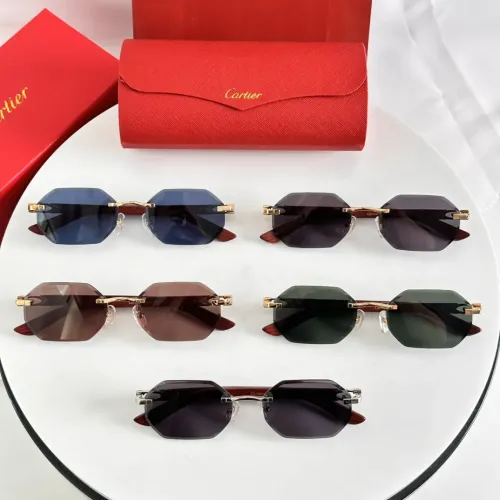 Replica Cartier AAA Quality Sunglassess #1394588 $56.00 USD for Wholesale