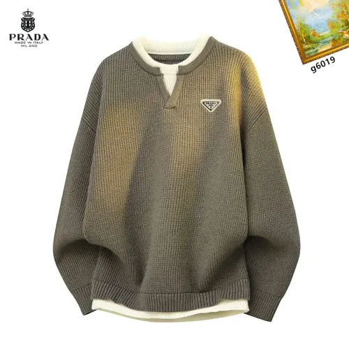 Cheap Prada Sweaters Long Sleeved For Men #1394631, $$48.00 USD On Prada Sweaters