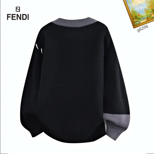 Replica Fendi Sweaters Long Sleeved For Men #1394651 $48.00 USD for Wholesale