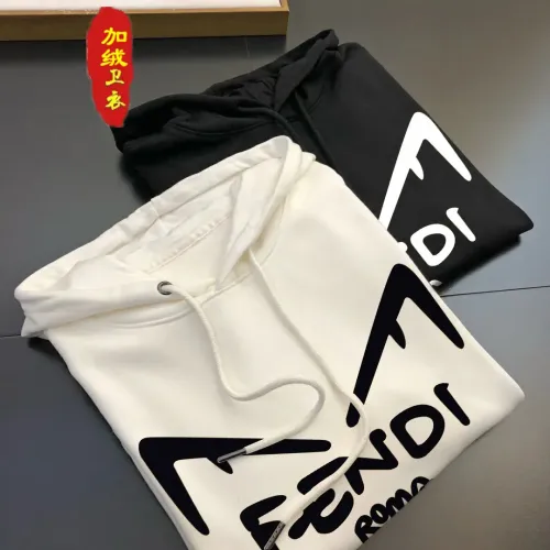 Replica Fendi Hoodies Long Sleeved For Men #1395201 $45.00 USD for Wholesale