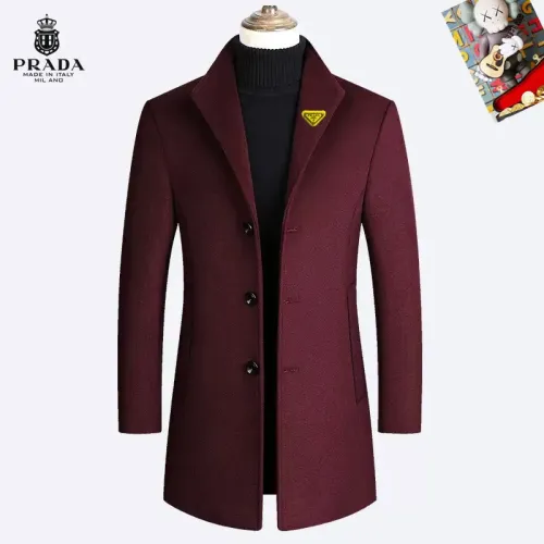 Cheap Prada Coats Long Sleeved For Men #1395475, $$80.00 USD On Prada Coats