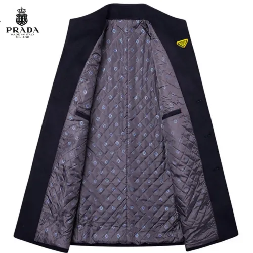 Replica Prada Coats Long Sleeved For Men #1395477 $80.00 USD for Wholesale