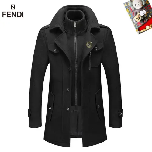 Cheap Fendi Coats Long Sleeved For Men #1395498, $$80.00 USD On Fendi Coats