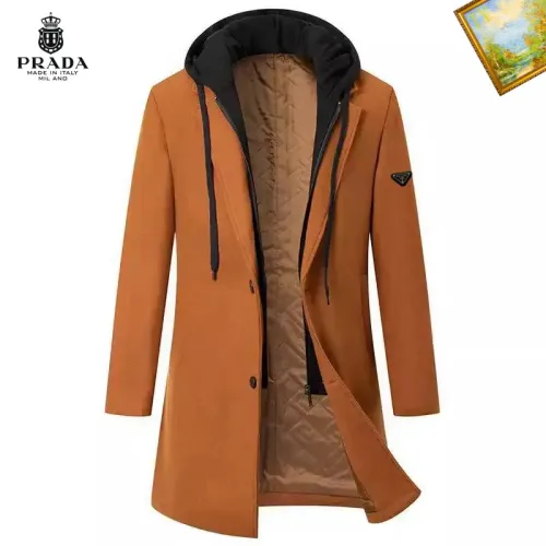 Cheap Prada Coats Long Sleeved For Men #1395554, $$88.00 USD On Prada Coats