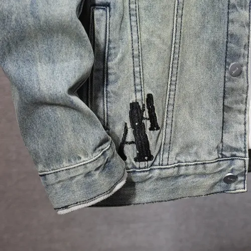 Replica Amiri Jackets Long Sleeved For Men #1395576 $60.00 USD for Wholesale