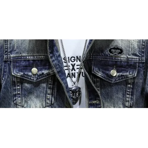 Replica Prada Jackets Long Sleeved For Men #1395586 $60.00 USD for Wholesale