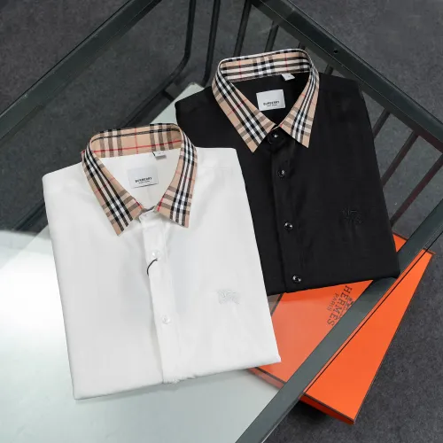 Replica Burberry Shirts Long Sleeved For Men #1395837 $40.00 USD for Wholesale