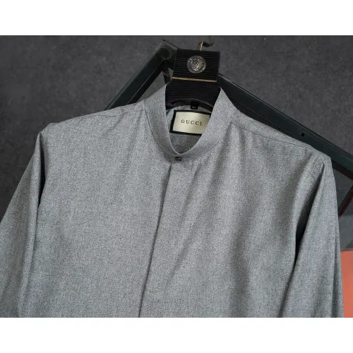 Replica Gucci Shirts Long Sleeved For Men #1395851 $40.00 USD for Wholesale