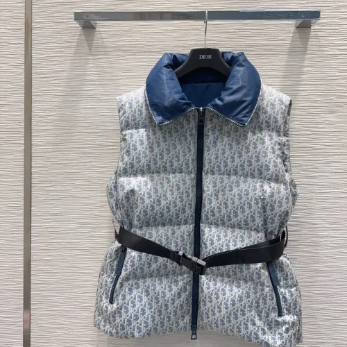 Cheap Christian Dior Down Feather Coat Sleeveless For Women #1395970, $$108.00 USD On Christian Dior Down Feather Coat