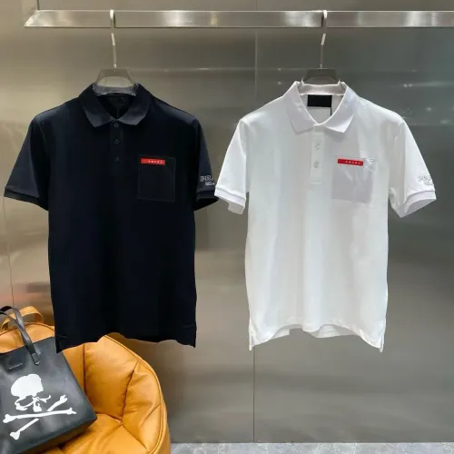 Replica Prada T-Shirts Short Sleeved For Men #1396358 $42.00 USD for Wholesale