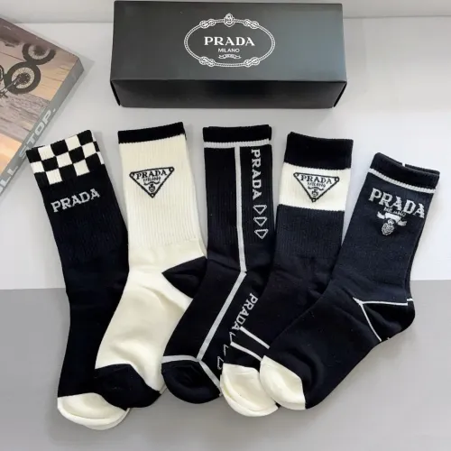 Replica Prada Socks #1396405 $29.00 USD for Wholesale
