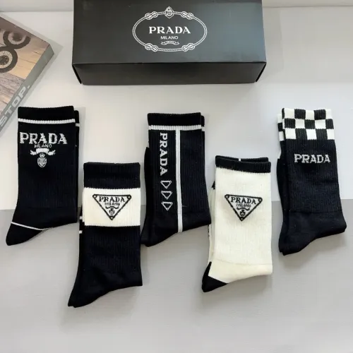 Replica Prada Socks #1396405 $29.00 USD for Wholesale