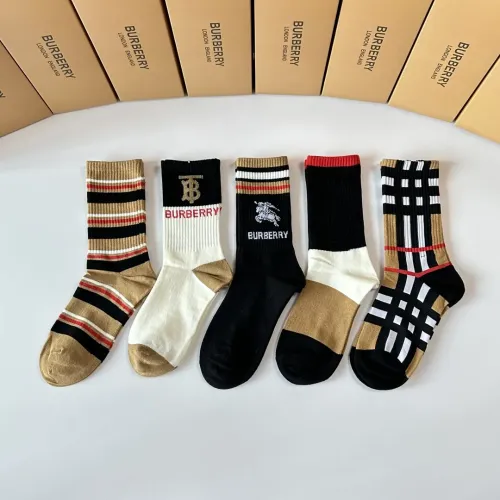 Replica Burberry Socks #1396422 $29.00 USD for Wholesale