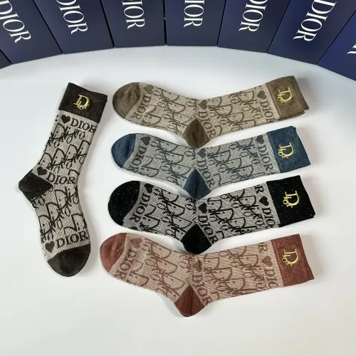 Replica Christian Dior Socks #1396439 $29.00 USD for Wholesale