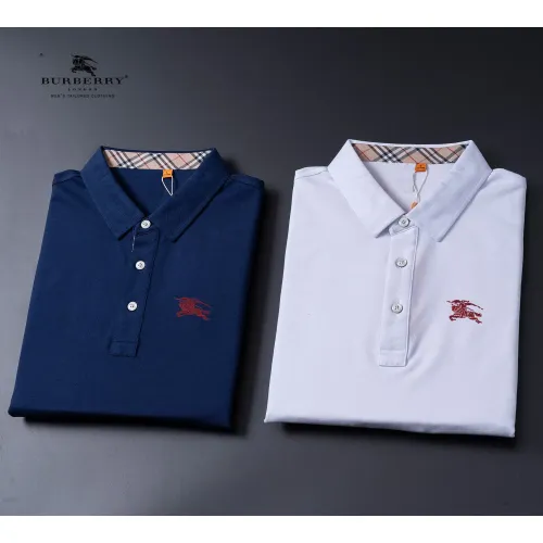 Replica Burberry T-Shirts Long Sleeved For Men #1396478 $52.00 USD for Wholesale