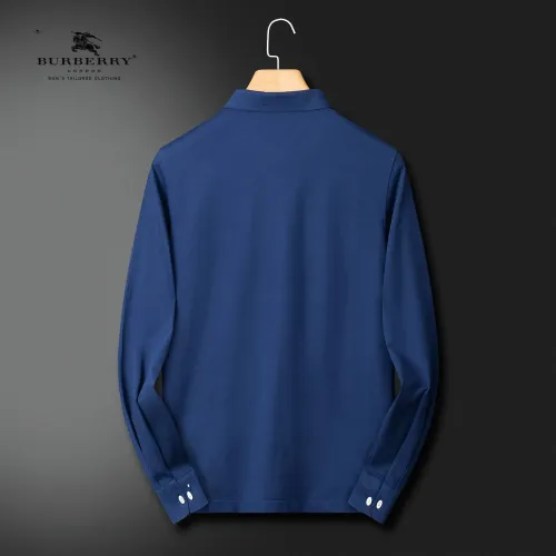 Replica Burberry T-Shirts Long Sleeved For Men #1396480 $52.00 USD for Wholesale