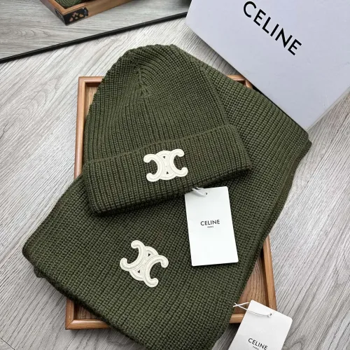Replica Celine Hat and Scarf Set #1396537 $76.00 USD for Wholesale