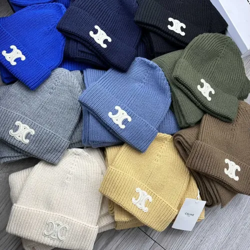 Replica Celine Hat and Scarf Set #1396540 $76.00 USD for Wholesale
