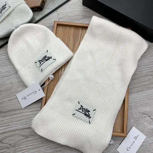 Cheap Christian Dior Hat and Scarf Set #1396544, $$52.00 USD On Christian Dior Hat and Scarf and Glove Set