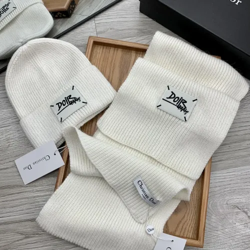 Replica Christian Dior Hat and Scarf Set #1396544 $52.00 USD for Wholesale