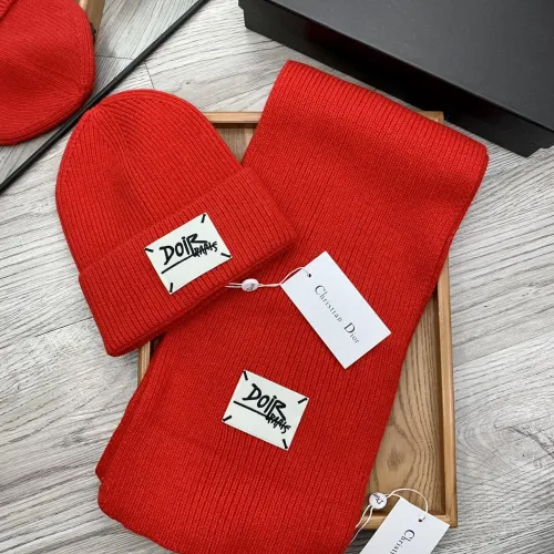 Cheap Christian Dior Hat and Scarf Set #1396545, $$52.00 USD On Christian Dior Hat and Scarf and Glove Set