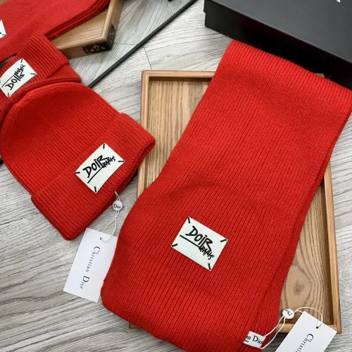 Replica Christian Dior Hat and Scarf Set #1396545 $52.00 USD for Wholesale