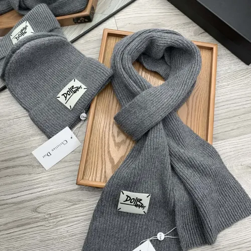Replica Christian Dior Hat and Scarf Set #1396546 $52.00 USD for Wholesale