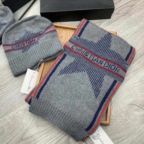 Replica Christian Dior Hat and Scarf Set #1396548 $52.00 USD for Wholesale