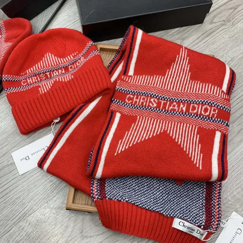 Cheap Christian Dior Hat and Scarf Set #1396549, $$52.00 USD On Christian Dior Hat and Scarf and Glove Set