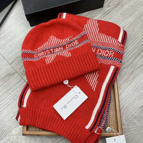 Replica Christian Dior Hat and Scarf Set #1396549 $52.00 USD for Wholesale