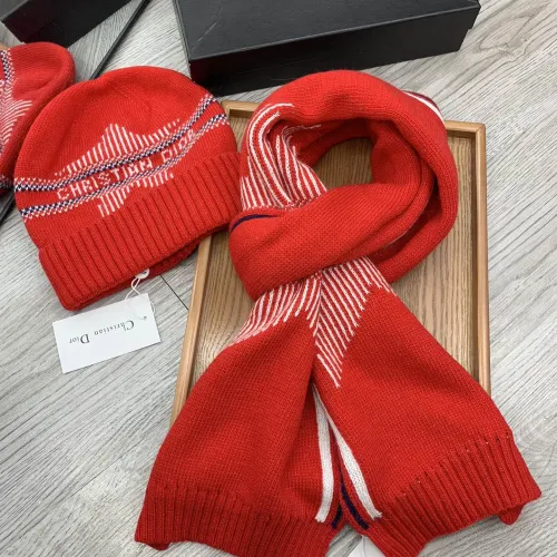 Replica Christian Dior Hat and Scarf Set #1396549 $52.00 USD for Wholesale