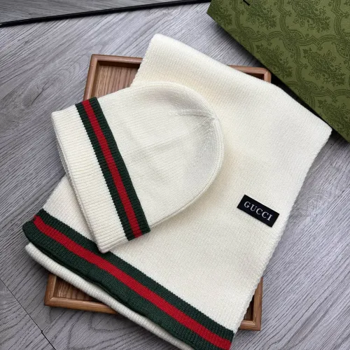 Cheap Gucci Hat and Scarf Set #1396552, $$52.00 USD On Gucci Hat and Scarf and Glove Set