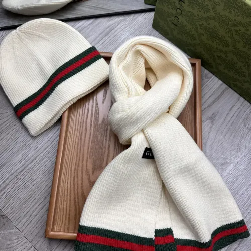 Replica Gucci Hat and Scarf Set #1396552 $52.00 USD for Wholesale