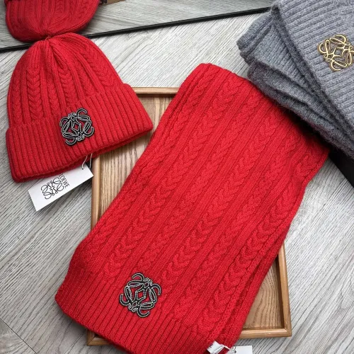 Cheap LOEWE Hat and Scarf Set #1396558, $$52.00 USD On LOEWE Hat and Scarf and Glove Set