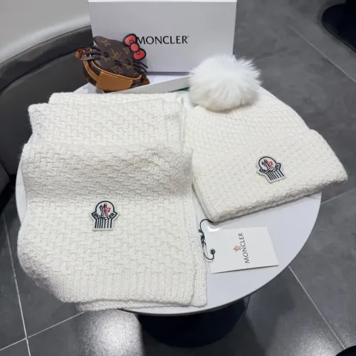 Cheap Moncler Hat and Scarf Set #1396573, $$64.00 USD On Moncler Hat and Scarf and Glove Set