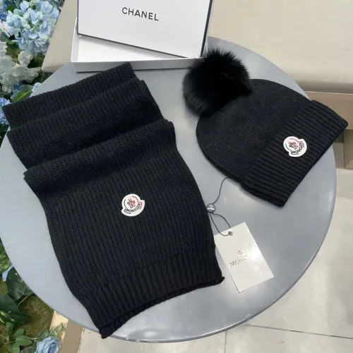 Cheap Moncler Hat and Scarf Set #1396579, $$64.00 USD On Moncler Hat and Scarf and Glove Set