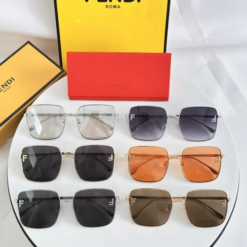 Replica Fendi AAA Quality Sunglasses #1396941 $60.00 USD for Wholesale