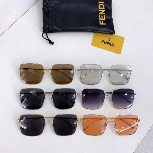 Replica Fendi AAA Quality Sunglasses #1396948 $60.00 USD for Wholesale