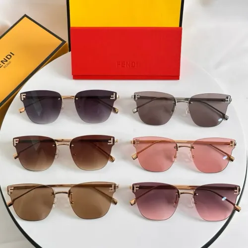 Replica Fendi AAA Quality Sunglasses #1396965 $60.00 USD for Wholesale