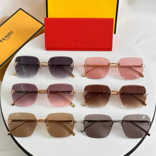 Replica Fendi AAA Quality Sunglasses #1396977 $60.00 USD for Wholesale