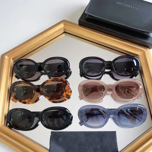 Replica Yves Saint Laurent YSL AAA Quality Sunglasses #1397156 $48.00 USD for Wholesale