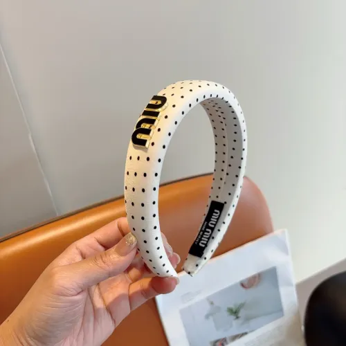 Replica MIU MIU Headband For Women #1397209 $27.00 USD for Wholesale