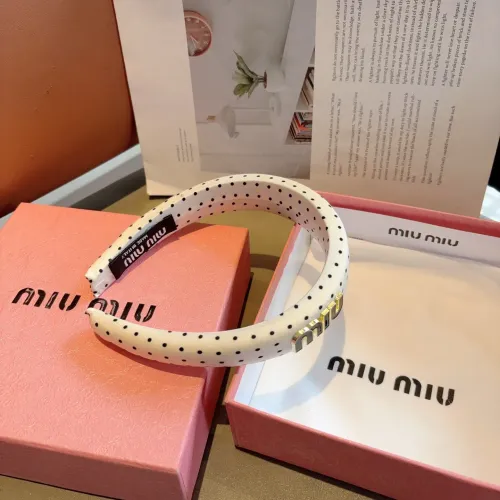 Replica MIU MIU Headband For Women #1397209 $27.00 USD for Wholesale