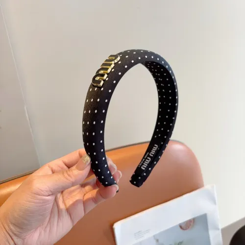 Replica MIU MIU Headband For Women #1397210 $27.00 USD for Wholesale