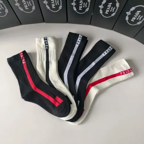 Replica Prada Socks #1397222 $29.00 USD for Wholesale