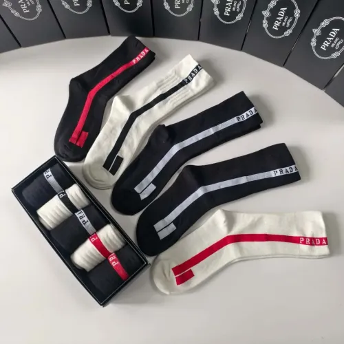 Replica Prada Socks #1397222 $29.00 USD for Wholesale