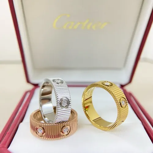 Replica Cartier Rings In Rose Gold For Unisex #1397469 $27.00 USD for Wholesale