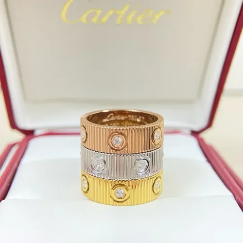 Replica Cartier Rings In Rose Gold For Unisex #1397469 $27.00 USD for Wholesale